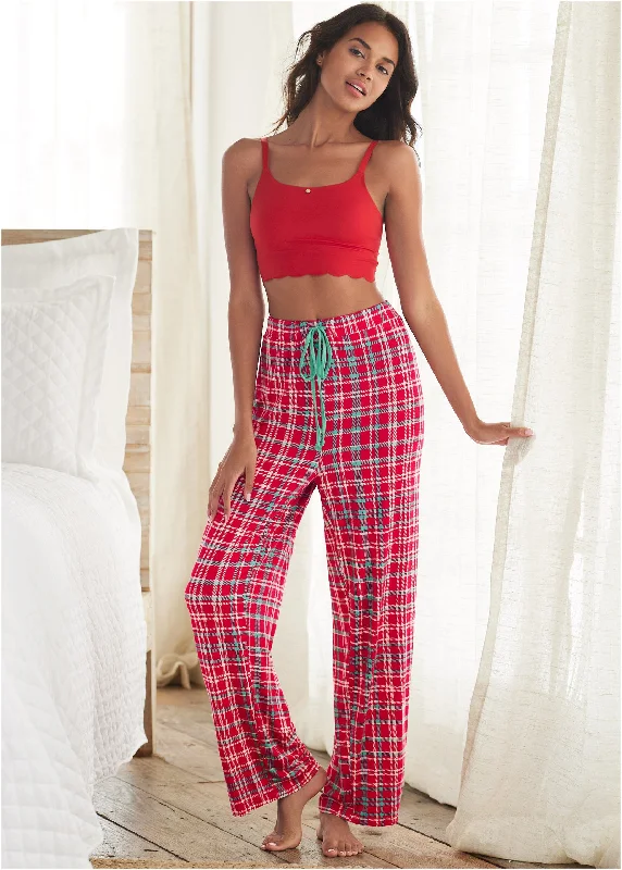 Pajama Pants - Festive Flannel