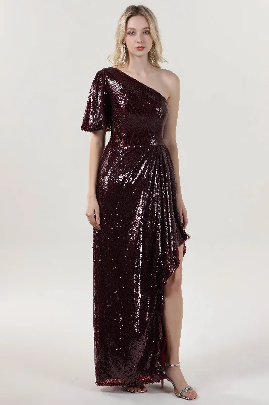 Sheath-Column Maxi Sequined Formal Dress CS0620 Sequin Dress Sparkle