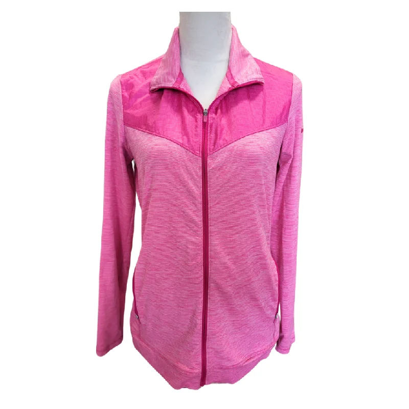 Nike Golf Tour Performane Pink Heather Full Zip Jacket Size M MSP$75