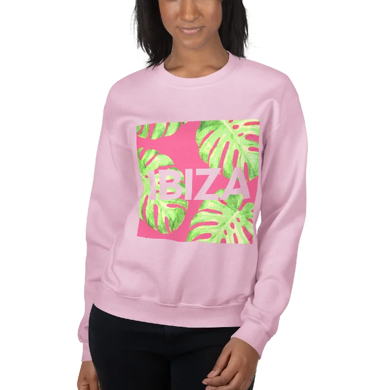 Ibiza Tropical Women's Sweatshirt Chic Hoodie Sweatshirt