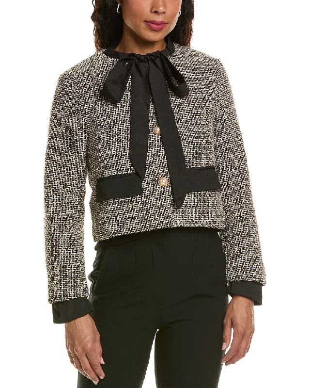 HL Affair Tweed Crop Jacket Stylish Women’s Blazer