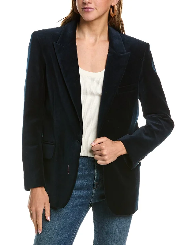 ba&sh Velvet Blazer Women’s Double-breasted Blazer