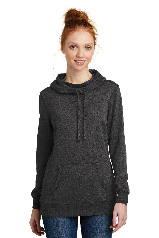 District  Women's Lightweight Fleece Hoodie. DM493 Women’s Hoodie with Pockets