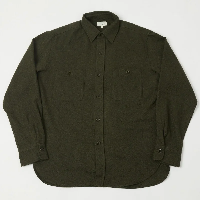 Hartford AY16107 Percey Wool Shirt - Army