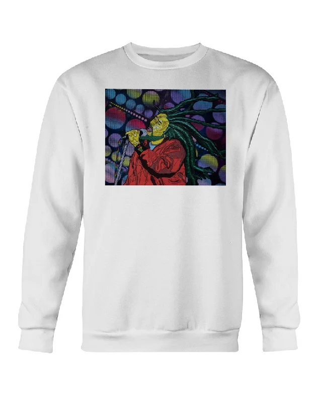 One Love Mixed Media 1 - Crewneck Sweatshirt Printed Hoodies for Women