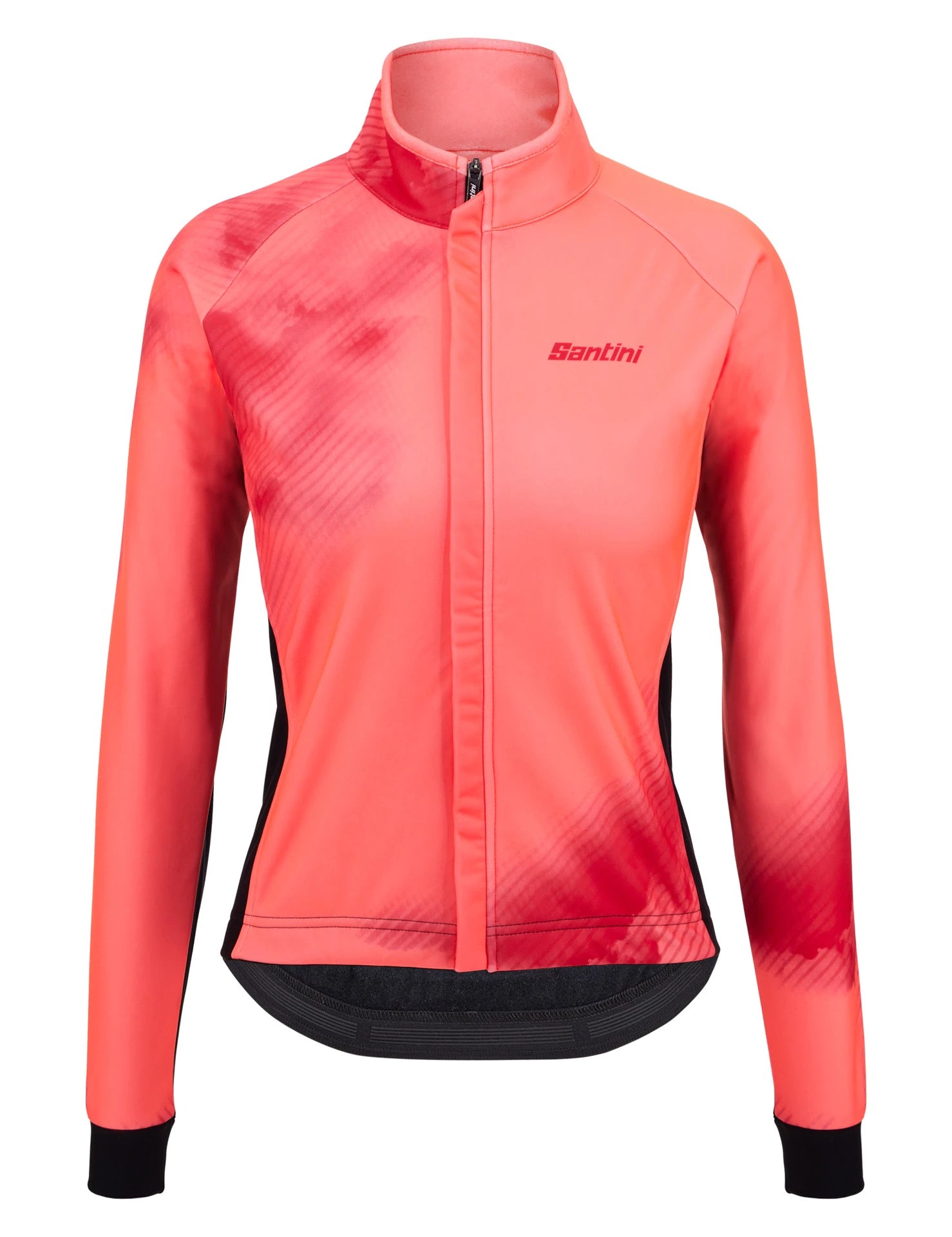 Santini Pure Dye Winter Jacket Granatina Zip-up Hoodie for Women