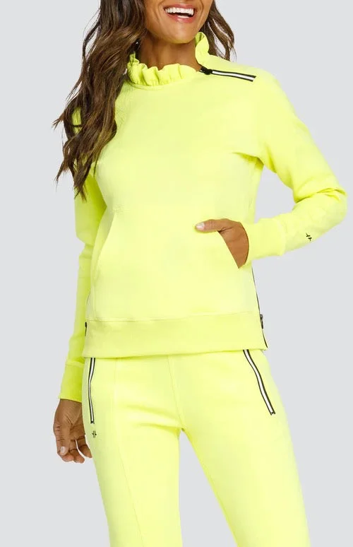 New Tail Activewear Condoleezza Pullover in Sunny Lime