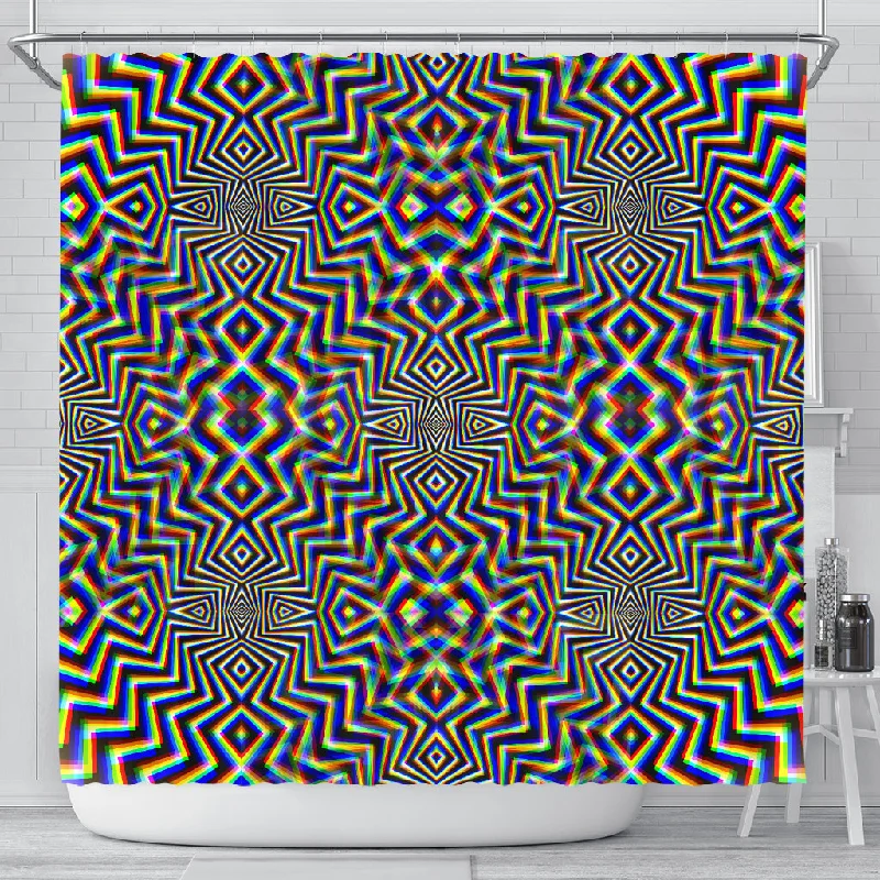 Chromadelic 01 Shower Curtain | Hakan HISIM