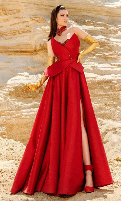 MNM Couture 2767 - Peplum Gown