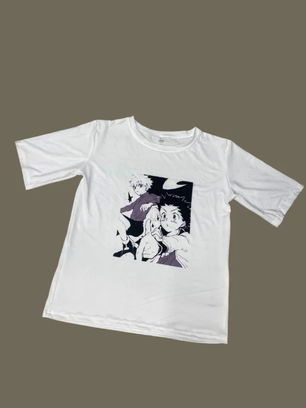 Anime Tshirt Men summer new White Casual short sleeve T Shirt Unisex streetwear   T90463