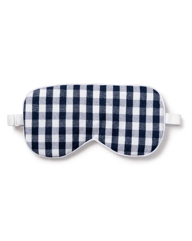 Adult's Sleep Mask | Navy Gingham Cozy pajama sets