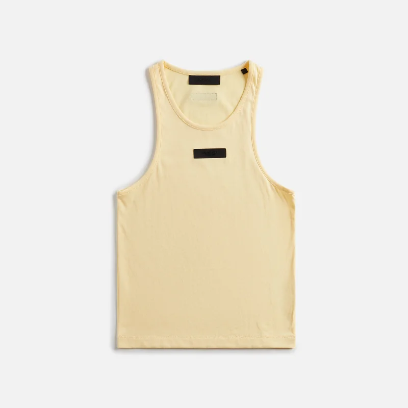 Essentials Tank Top - Garden Yellow Alpaca wool sweaters