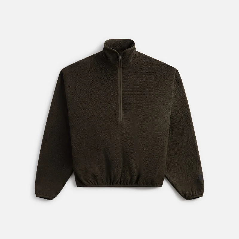 Essentials Half-Zip Mockneck - Ink Turtleneck sweaters