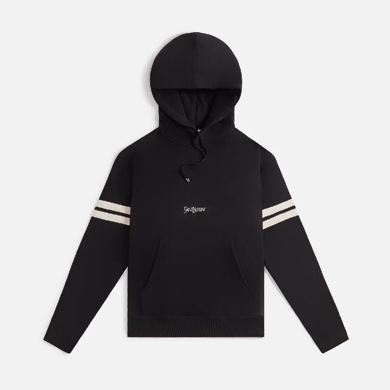 Saint Laurent Volume Class Hoodie - Black Anti-pilling sweaters