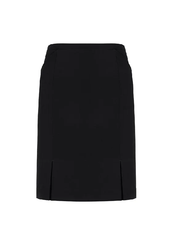 20720 BizCorporates Womens Front Pleat Detail Straight Skirt - Clearance Beach unclassified skirts