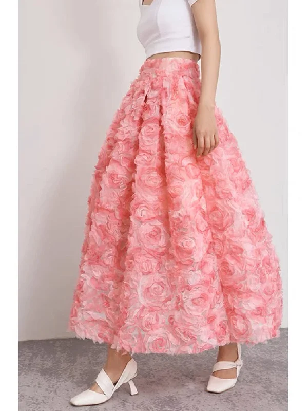 Vivid Flower Skirt Street style unclassified skirts