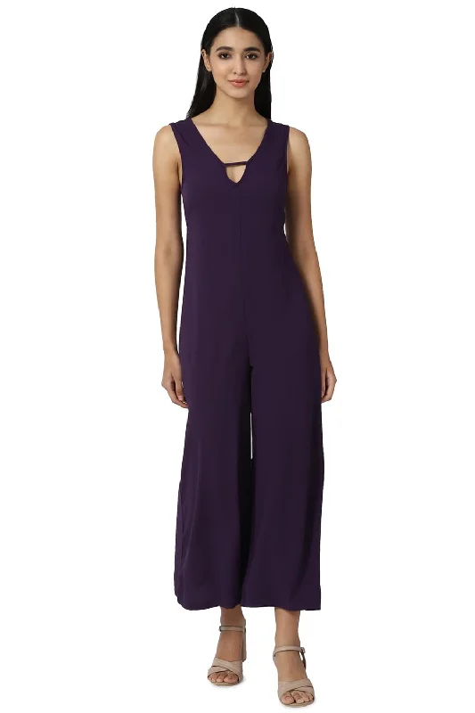 FOREVER 21 women's Polyester Classic Midi Dress (594679_Purple Formal midi dresses