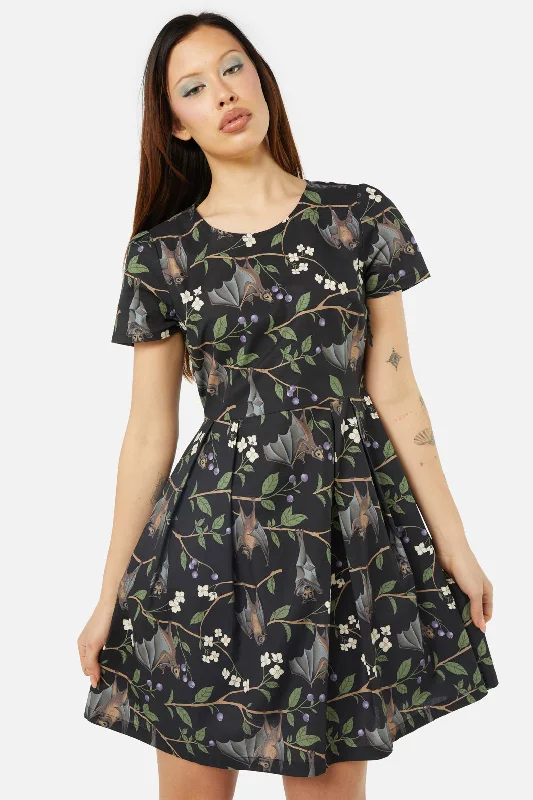 Old World Printed Dress Mini floral dresses