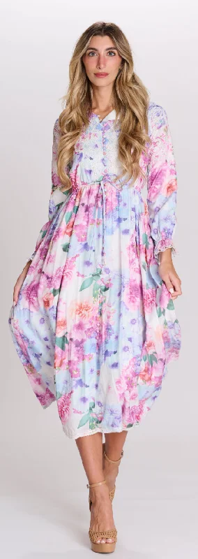 THE FLORAL PASTEL DRESS Expensive floral dresses