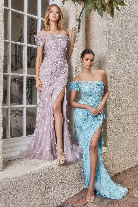 Allure Bridal's Enchanting Sheath Gown: Shimmering Beadwork, Asymmetry, and a Captivating Train Wrap unclassified dresses