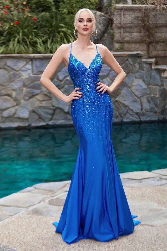 Captivating Shimmer: Cinderella Divine's Enchanting Prom Gown (CDS413) Wrap unclassified dresses