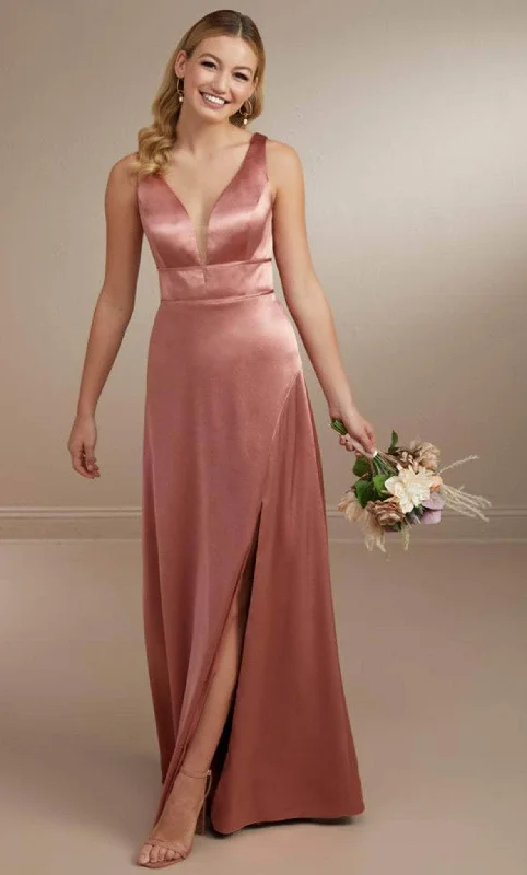 Christina Wu Celebration 22160 - Plunging V-Neck Gown Silk unclassified dresses