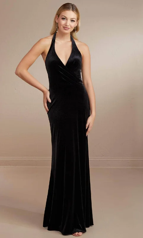 Christina Wu Celebration 22174 - Halter Evening Dress Sequin unclassified dresses