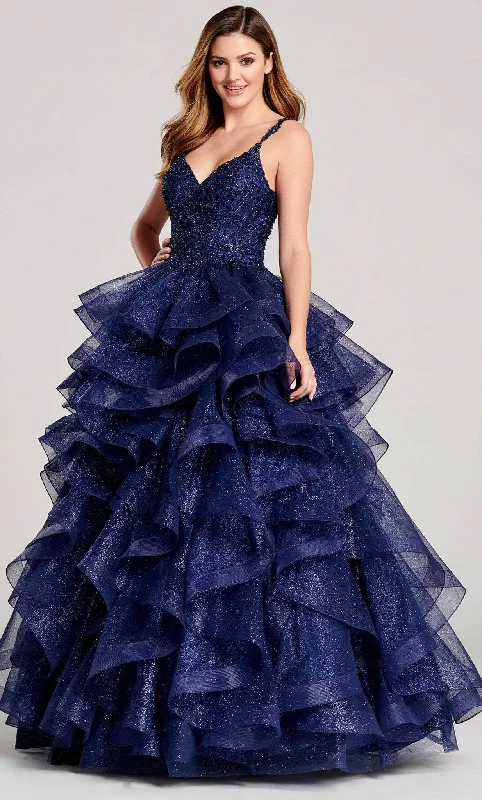 Ellie Wilde EW22056 - Frilled Ballgown Spring unclassified dresses