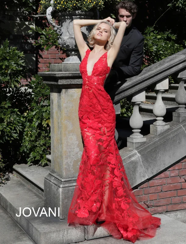 Embroidered Fitted Sleeveless Gown by Jovani 60283 High-end unclassified dresses