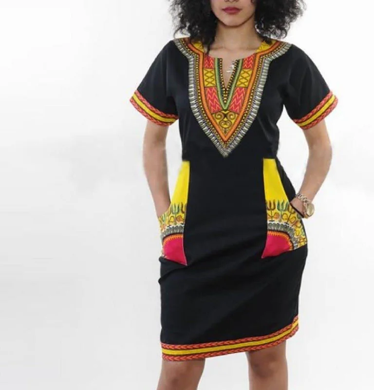 Ethnic Africa Dress Tiered unclassified dresses