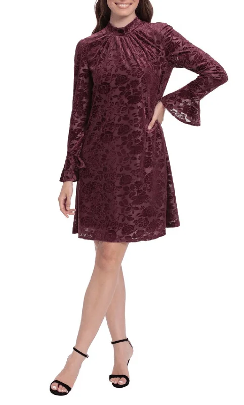 London Times T6425M - Velvet Dress Sequin unclassified dresses