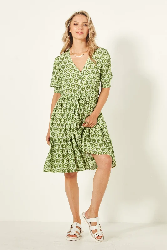 Mila Dress Green Trendy unclassified dresses