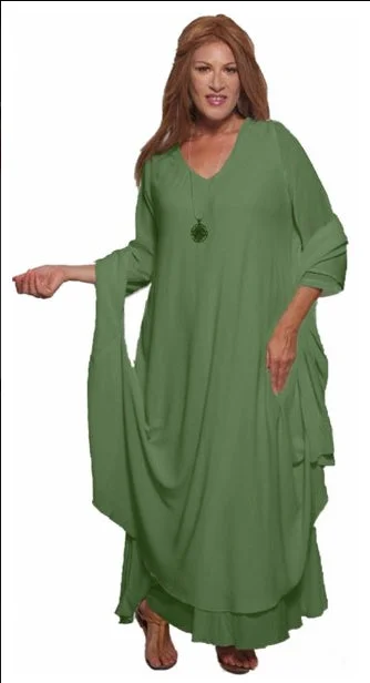 Moroccan Magic Dress Large to XXXL with Sleeves Preppy unclassified dresses