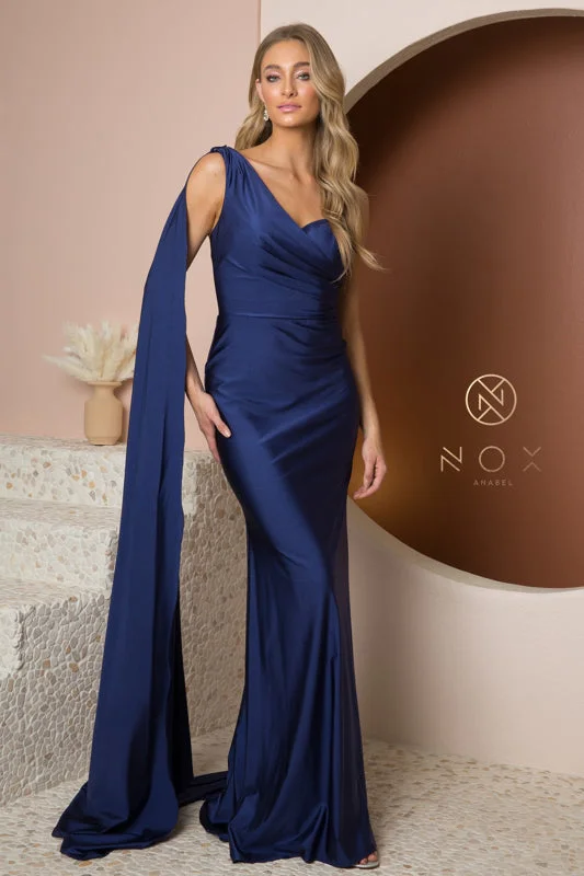 Nox Anabel E475: Captivating Asymmetrical Gown for Unforgettable Moments Discounted unclassified dresses