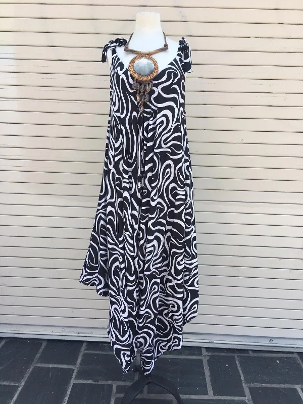 Black and White Swirl no Jacket