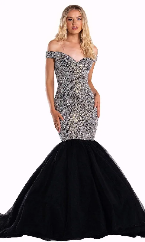 **Portia and Scarlett's Enchanting Rhinestone Gown: Red Carpet Glamour for Every Occasion** Preppy unclassified dresses