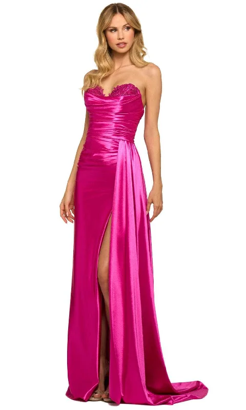 Sherri Hill 55230 - Ruched Sweetheart Evening Gown Summer unclassified dresses