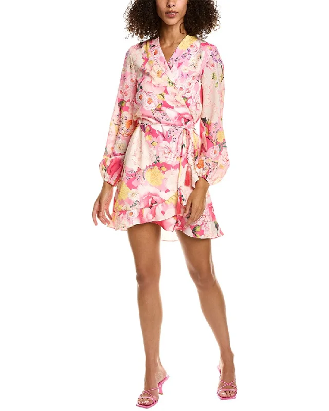 Beulah Mini Wrap Dress Mini Skirt Party