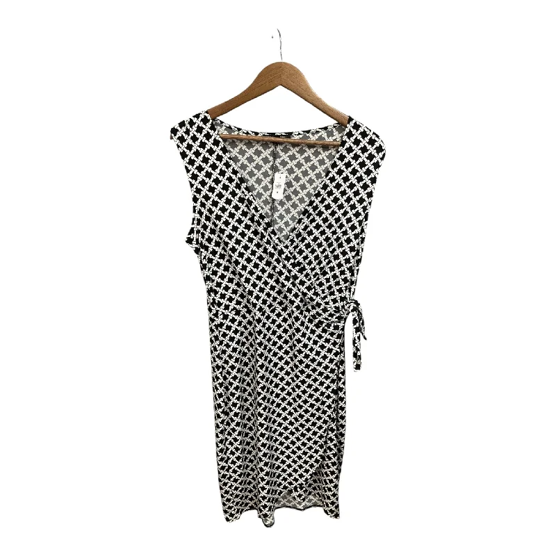 Dress Casual Midi By Banana Republic In Black & White, Size: M Trendy Midi Look