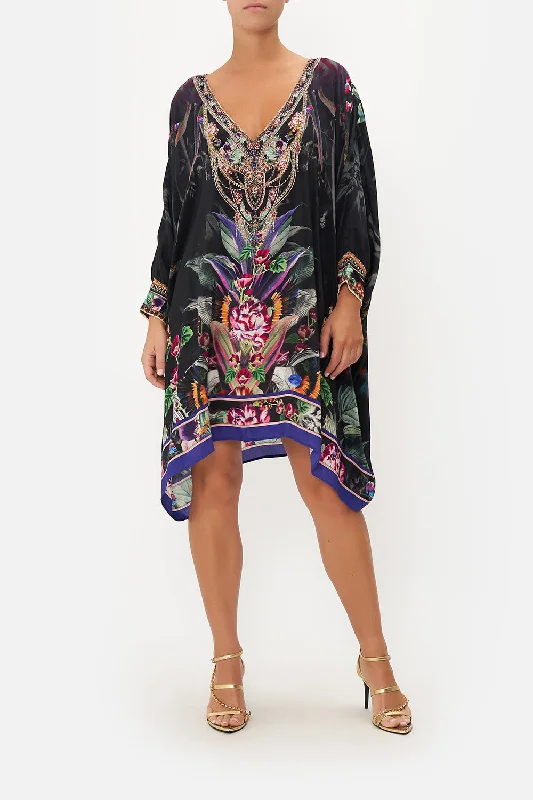 SHORT KAFTAN WITH CUFF PARADISO PLACE Sleeveless Lace Dress