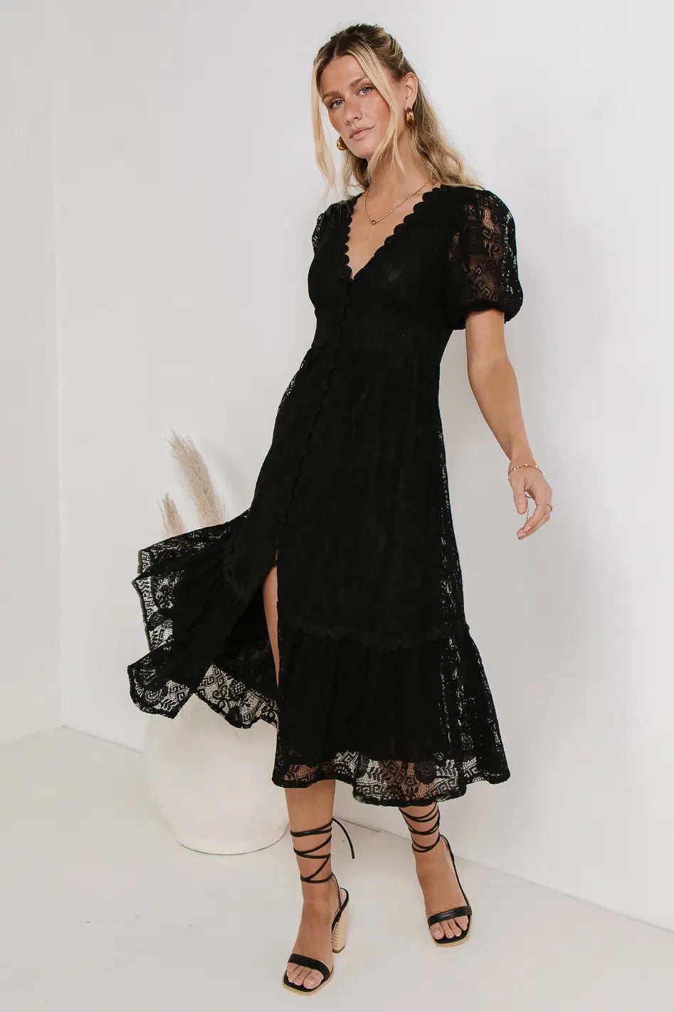 Rowan Lace Dress in Black - FINAL SALE Lace Dress for Weddings